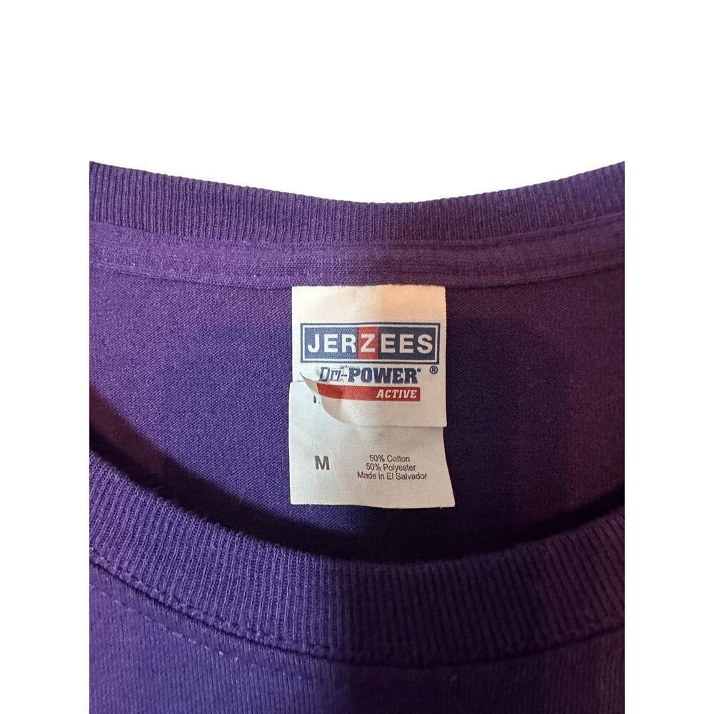 Clemson Football Size Medium Women's Official Tee Purple and Orange Tiger Paw - Picture 6 of 9